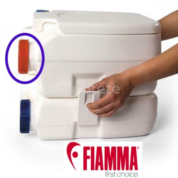 Tap vermell Fiamma Bi-POT 30, 1520, 1513, 34, 39 WC porta potti 1