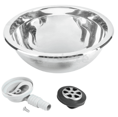 Fregadero redondo acer inoxidable cocina autocaravana 1