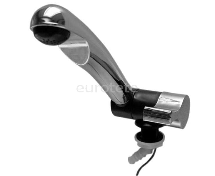 Aixeta Comet London cromat i negre amb microinterruptor automatic camper autocaravana 1