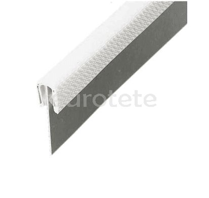 Perfil blanco de proteccion esquinero para camperizacion 1