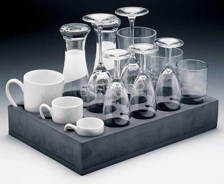 Soporte copa o vaso espuma 25 x 24 cm en armario cocina  - 91579 - Eurotete