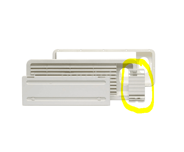 Dometic LS 100 rejilla lateral ventilacion para frigorifico nevera de la autocaravana 1