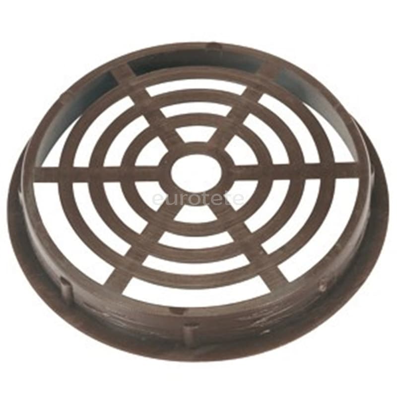 Rejilla 6.5 cm marron redonda para ventilacion  - 936565 - Eurotete