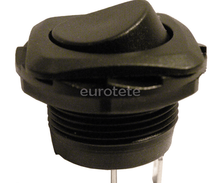 Interruptor cuadrado sin led a 12 voltios  - 33965 - Eurotete