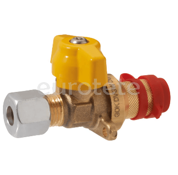 Valvula gas connexio rapida Gok 8 mm bicono 1
