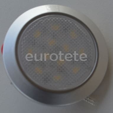 Llum de sostre mini ronda 12 portat blanc i 6 leds blaus  - 835491 - Eurotete