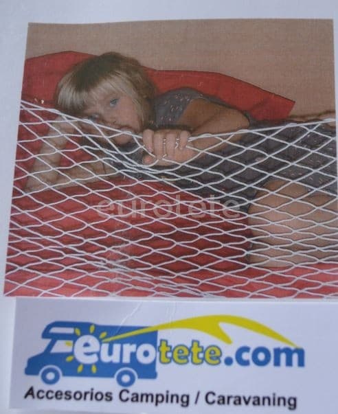 Red seguridad 60 x 200 litera seguridad niños en malla blanca  - 4025093 - Eurotete