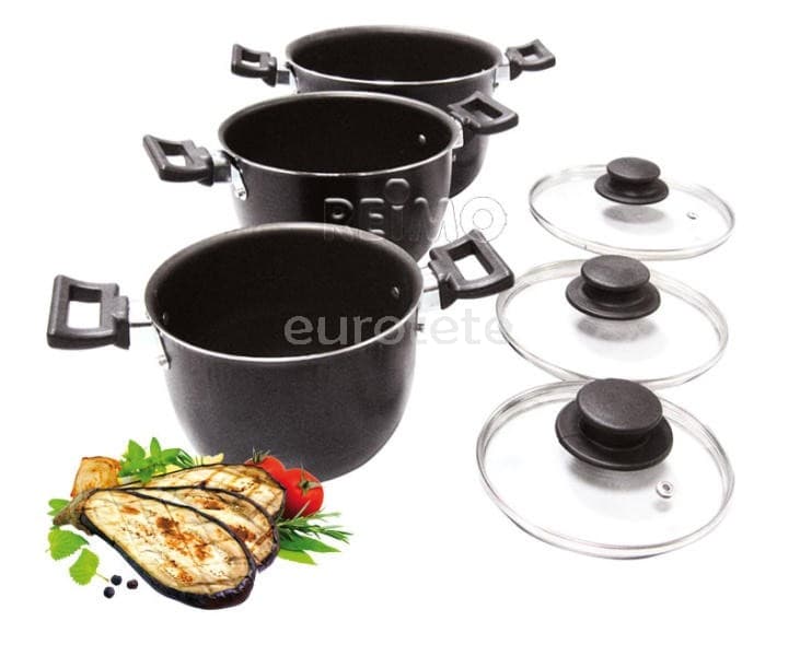 Ollas con tapas transparentes Camp4  - 92306 - Eurotete