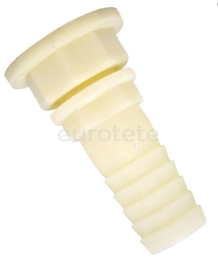 Racor 40 mm conector recto con tuerca para caravaning autocaravana caravana camperizacion camper deposito agua