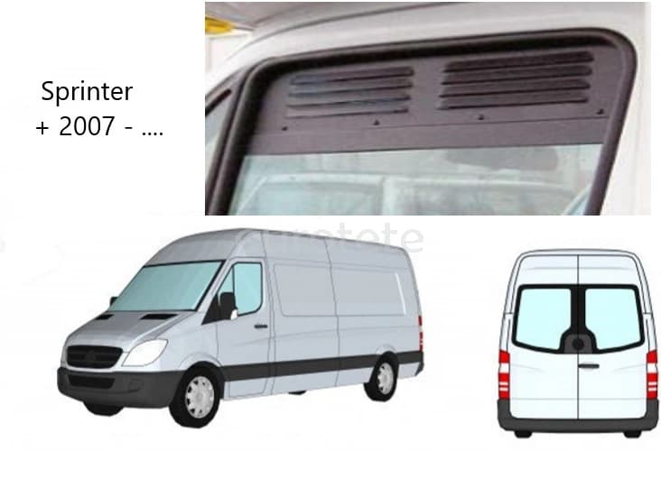 reimo 46149, rejilla-sprinter-04-2006-02-2018-negro-ventilacion-ventana-cabina, furgoneta camper verano
