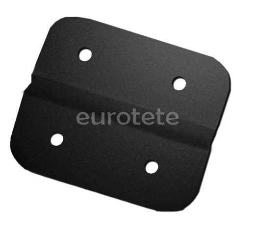 Bisagra negra para arcones y muebles de furgoneta camper o autocaravana