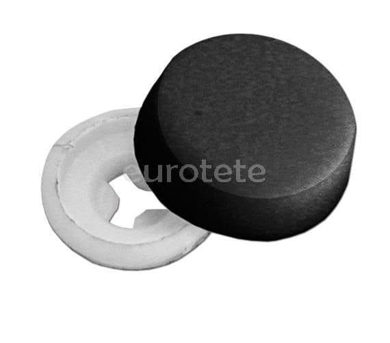 Tapon negro cubre tornillo de Ø13 camperizacion muebles camper autocaravana 1
