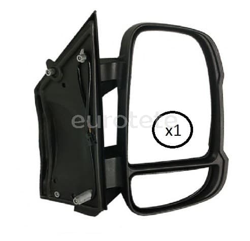 Espejo derecho Fiat Ducato X250, Peugeot o Citroen Jumper espejo retrovisor  - 2522 - Eurotete
