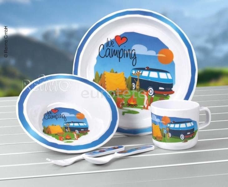 Vaixella infantil melamina I love camping  - 91798 - Eurotete