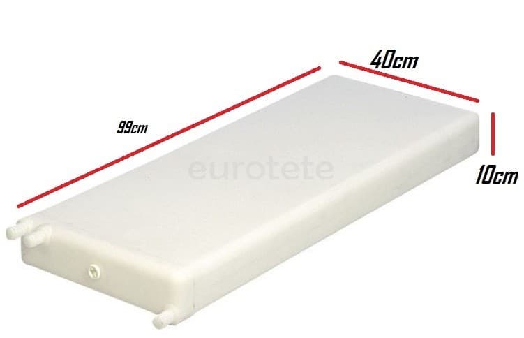 Diposit extrapla de 40 litres per a aigues residuals o grises camper  - 99x40x10 - Eurotete