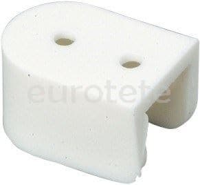 Pieza blanca para barra armario o cortina  - 92007801 - Eurotete