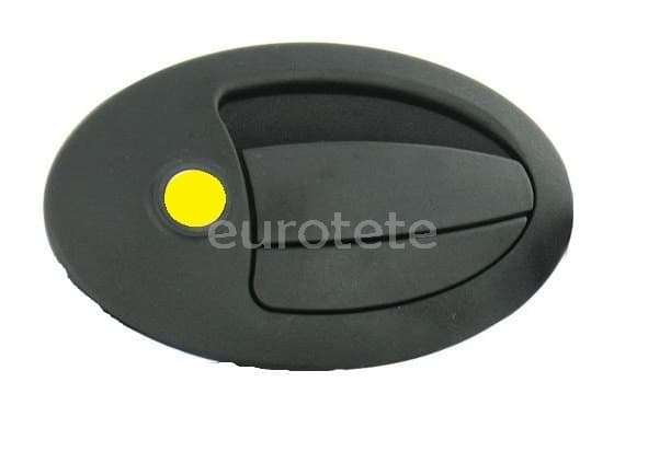 Cerradura orione FAP 1096OO55PEN negro ovalada autocaravana  - 10960055PEN - Eurotete