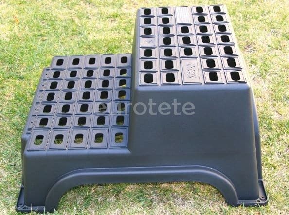 Escala o pas doble nivell plàstic per caravana XL mòdul acampar  - 890136 - Eurotete