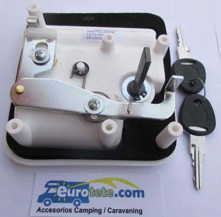 Cerradura puerta FAP FIRENZE 1059750128PEN con llave de la autocaravana o caravana 2