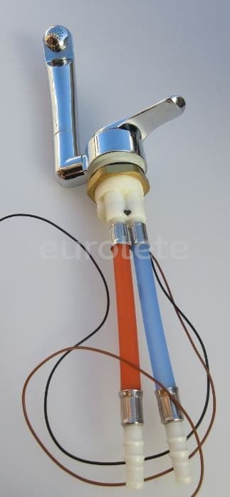 Aixeta abatible Twist aigua freda i calenta connexió tub aigua  - 630710 - Eurotete