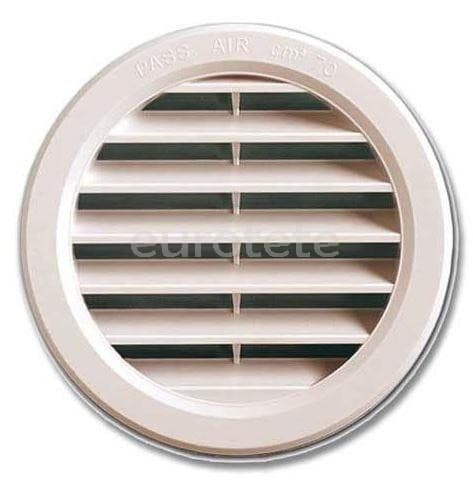 Reixeta 10 cm rodona blanc per ventilació  - 39530 - Eurotete