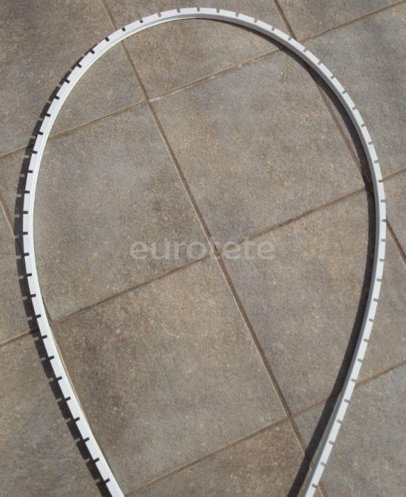 Riel cortina flexible blanco 2.5 metros  - 40717 - Eurotete