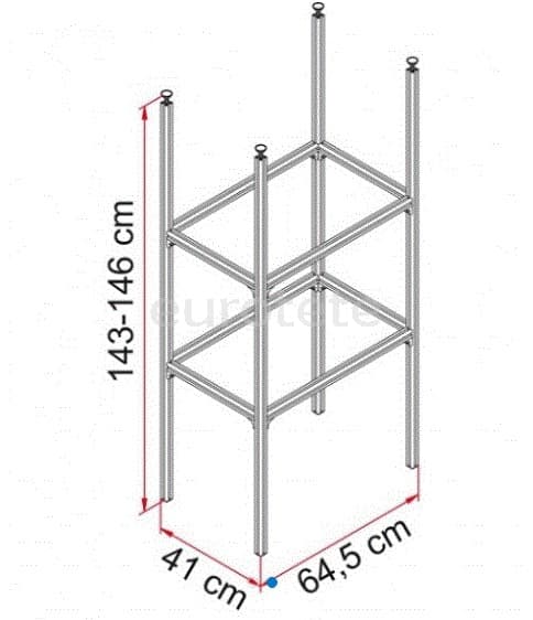 Fiamma prestatgeria System garatge organitzador prestatge per autocaravana  - 96087 - Eurotete