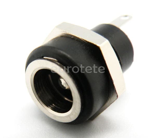 conector base chasis alimentacion 2.5 mm Jack panel chasis Lumberg 1