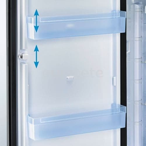 Estante transparente para la puerta frigorifico Dometic de la autocaravana
