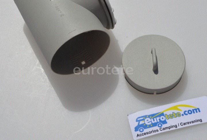 Truma tapa gris per a tub difusor calefaccio 65 cm  - 909949 - Eurotete