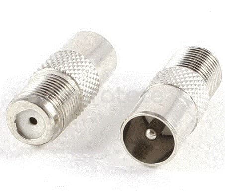 Conector IEC antena M/F 6 mm  - AN308 - Eurotete