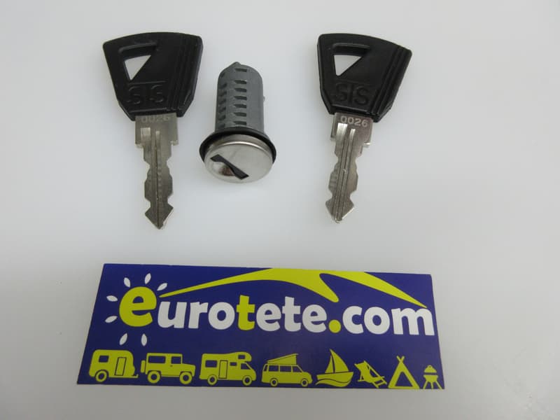 Serie Europa cilindre i 2 claus per a porta autocaravana