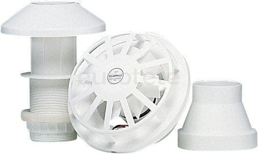 Extractor fums cuina de 12 volts + anell + champignon sostre per autocaravana o caravana  - 93910691 - Eurotete