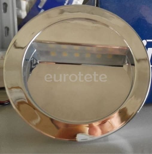 Plafon led empotrable pared redondo de 12 voltios