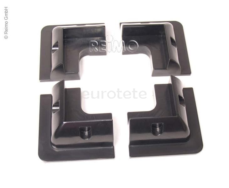 Soporte para placa solar con 4 unidades en negro para autocaravana  - 85162 - Eurotete
