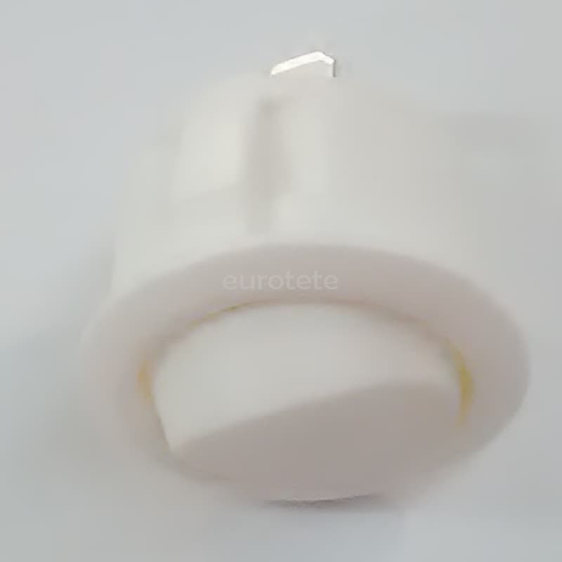 Interruptor circular blanc 12 volts de 10 ampers