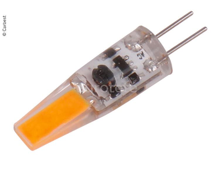 Led G4 12 voltios 2 watios 3000K para autocaravana y camper
