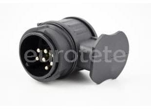 Adaptador 13 polos macho y 7 polos hembra remolque caravana 2