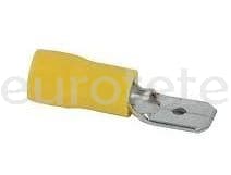 Terminal Faston Macho para Cable 12 10 AWG 1/4' con Forro 1