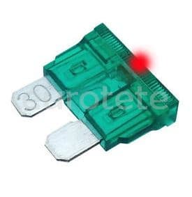 Fusible 30 amperios luminoso led  - 04044 - Eurotete