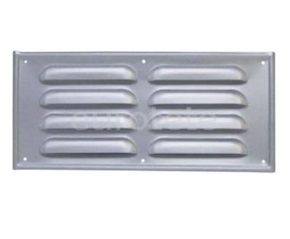 Rejilla 25 x 12 cm aluminio para ventilacion de la autocaravana