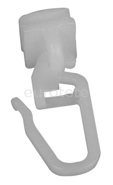 Cortina gancho click 56110 guia plastico blanco caravaning  - 56110 - Eurotete