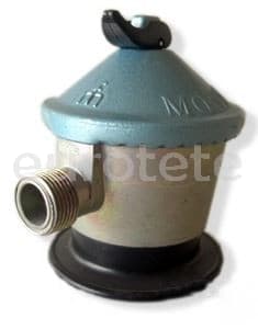 Regulador gas butano propano presion salida 29 mbar conexion tetina ø 12  barbacoa camping 1