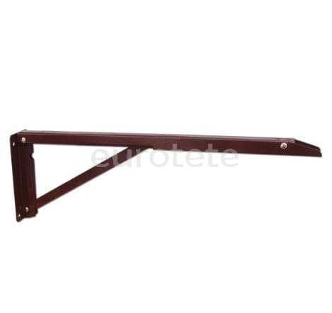 Soporte mesa abatible marron para pared furgoneta camper o caravana 1