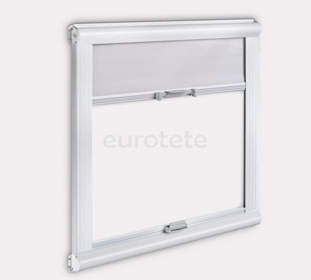Marco 1430 x 750 mm para ventana Dometic con oscurecedor y mosquitera para autocaravana o caravana 1