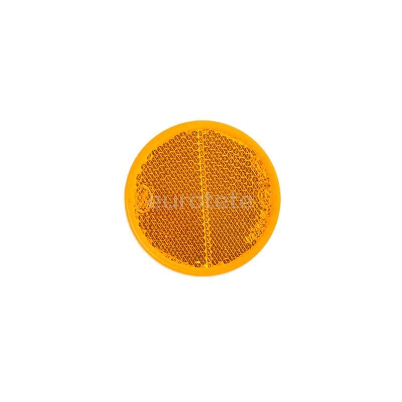 Reflector taronja adhesiu Ø 56 adhesiu per a caravana, remolc o altres