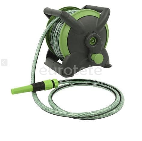 Rodet portamanguera 15 metres enrotllable per a jardi de la llar o camping  - 31150774 - Eurotete