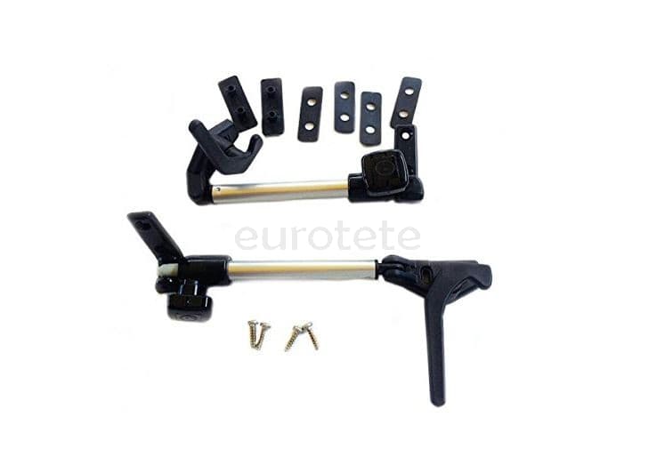 Compas 13 - 20 cm derecha + izquierdo polyplastic polyfix recambio ventana  - 393034 - Eurotete