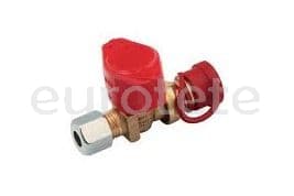 Valvula connexio rapida gas bicono per autocaravana