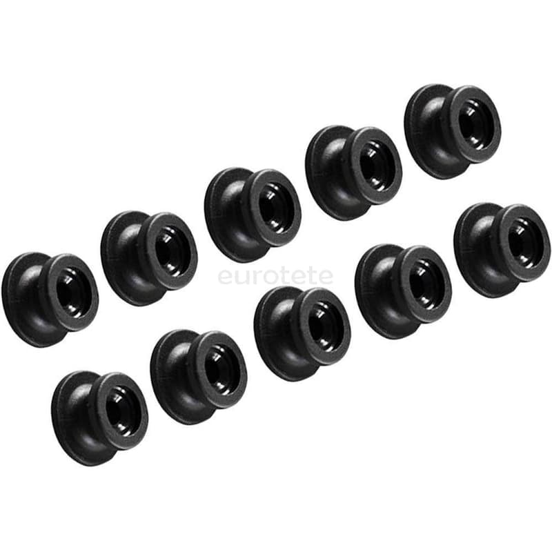 10 poleas anclaje pequeñas para sujetar cuerda lona o red seguridad del remolque, 4x4 o garaje autocaravana 1